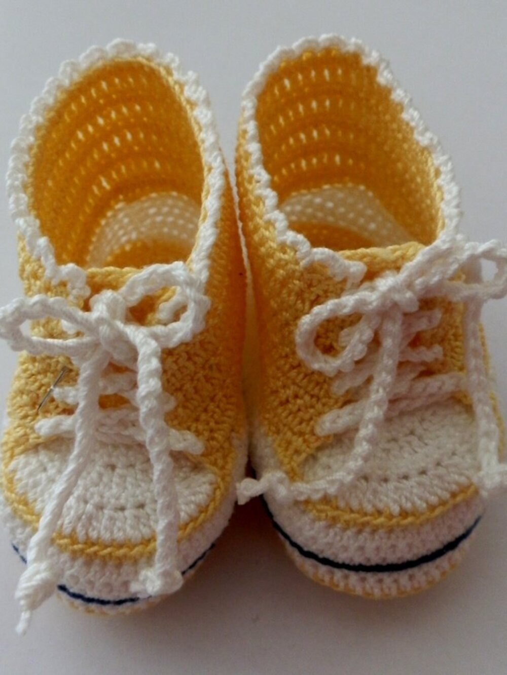 Hi-Top Tennis Shoes Thread Crochet Newborn